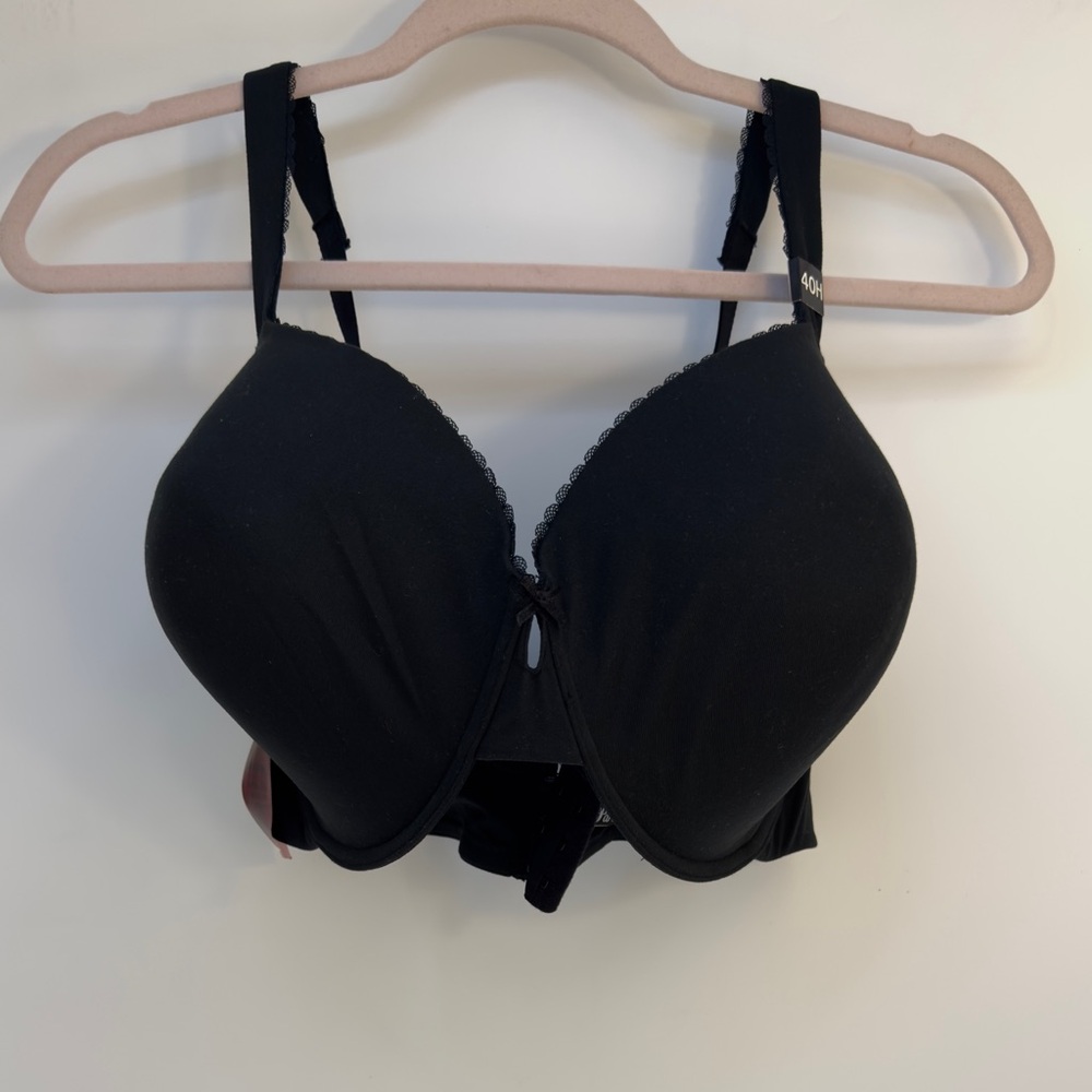 Felina Classic Black Underwire Bra Sz 40H